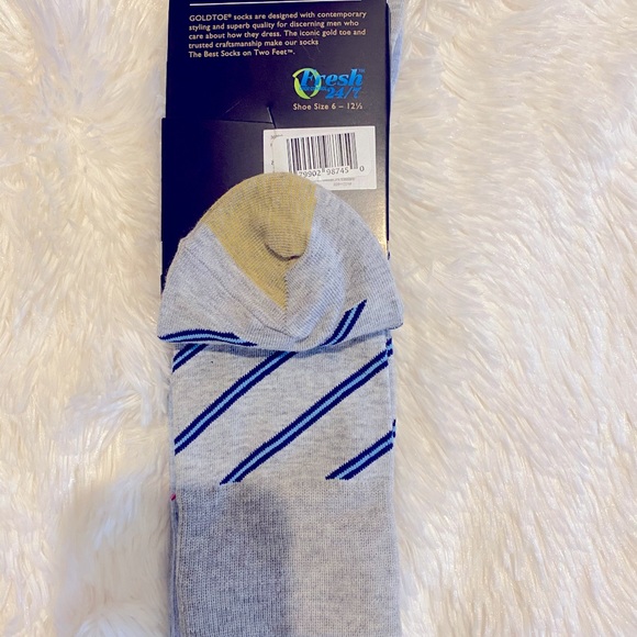 ❤️Gold Toe Men 2-pair socks Flamingo -Stripes - Picture 3 of 3